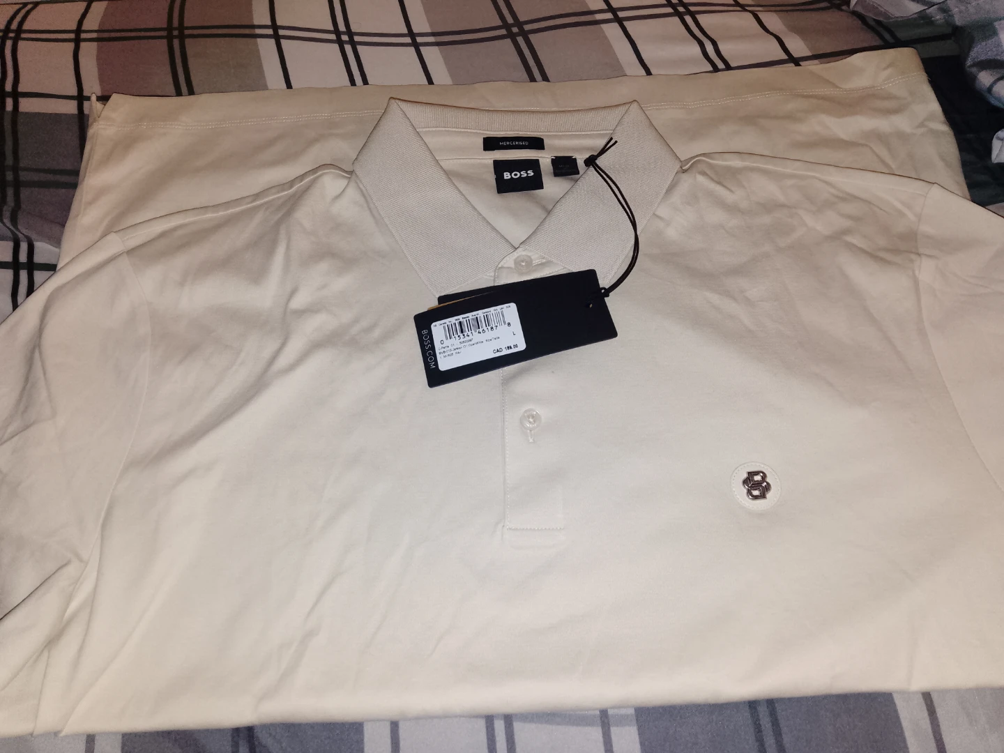 Hugo BOSS Mercerised Cotton Polo Shirt - Size L - photo 2