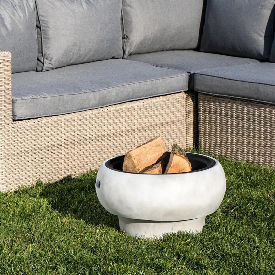 Outdoor Fire Pit with Cover and Poker - photo 2