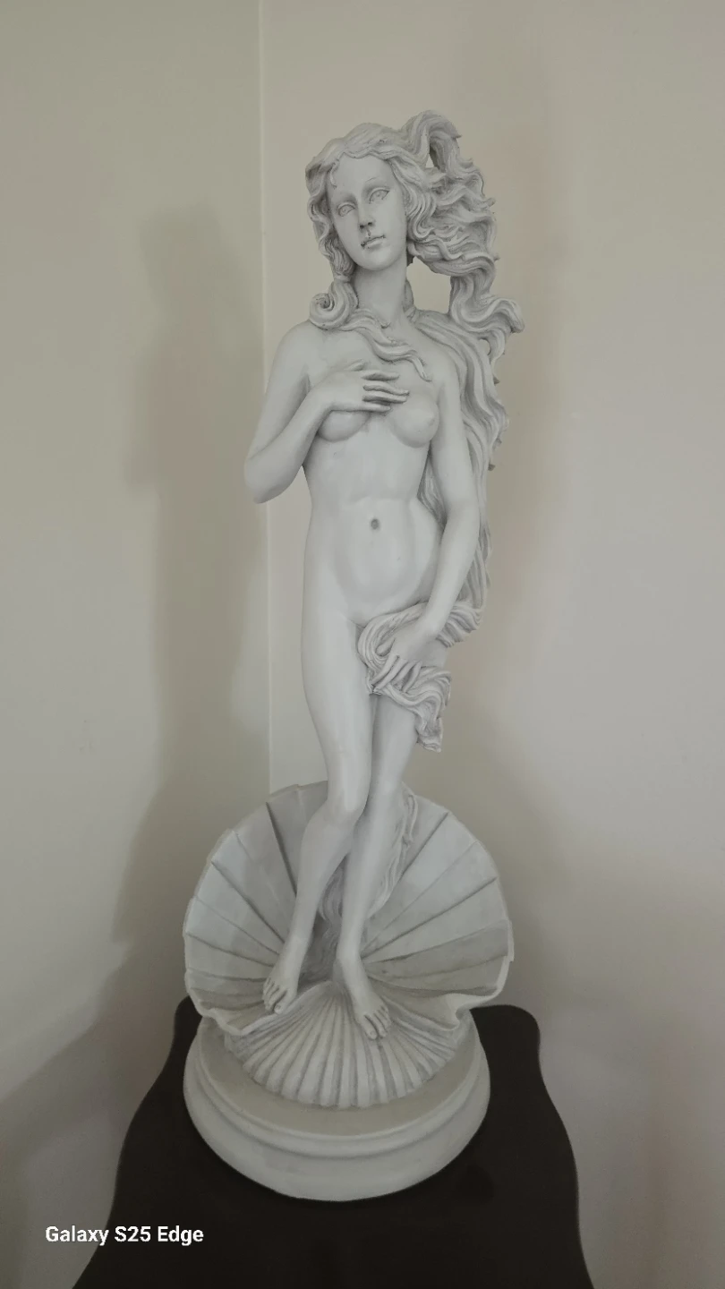Venus Statue on Seashell Base