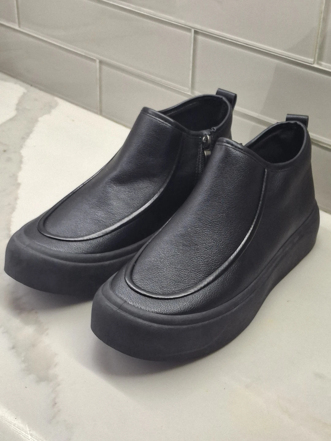 Black Side Zip Boots