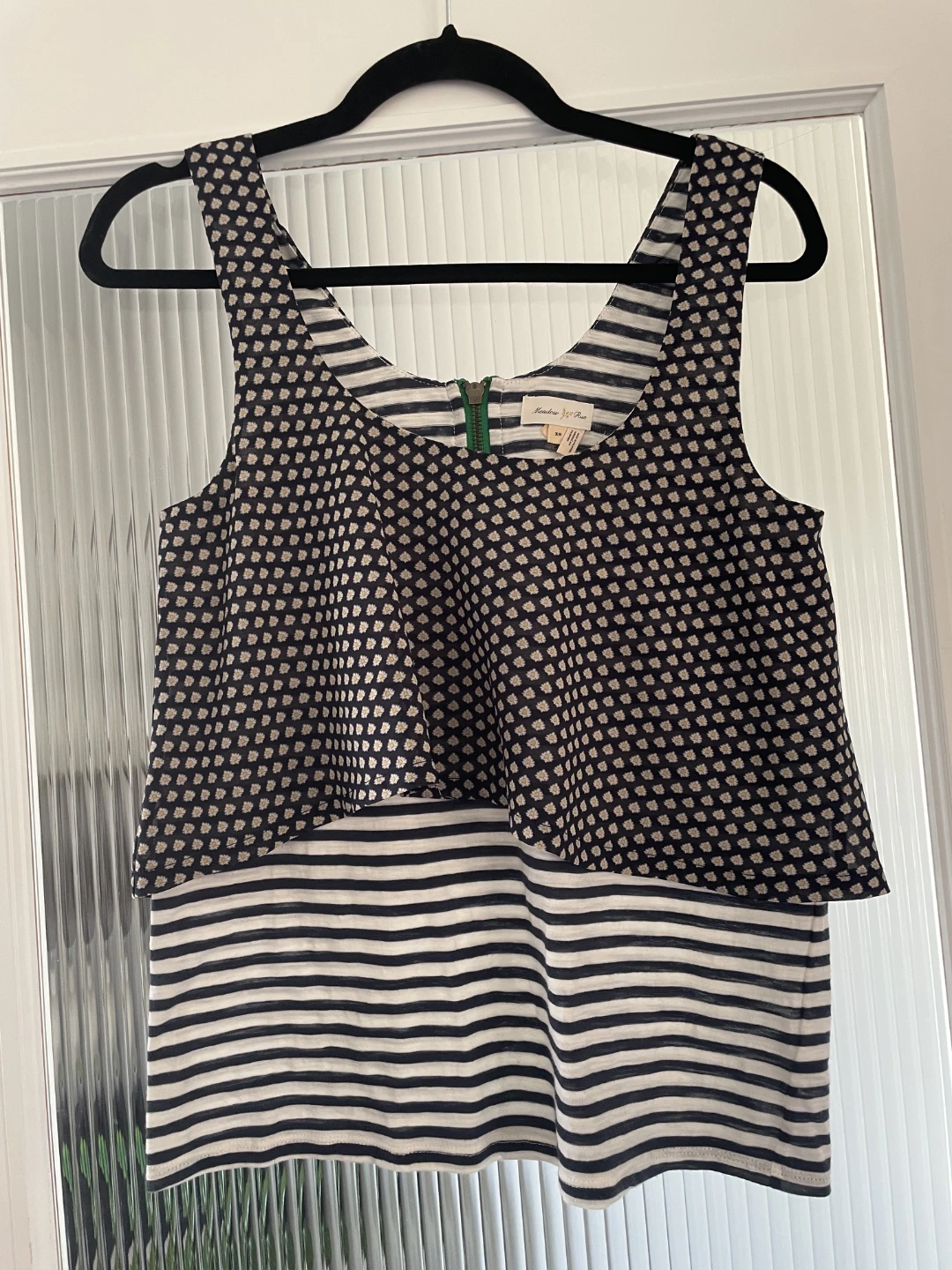 Meadow Rue Women's XS Striped Tank Top