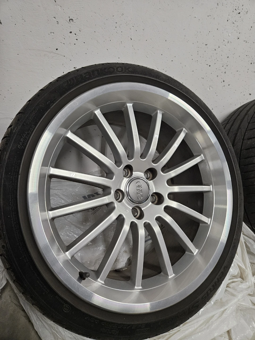 Set of 4 19" Audi Alloy Wheels with Hankook Tires - photo 5