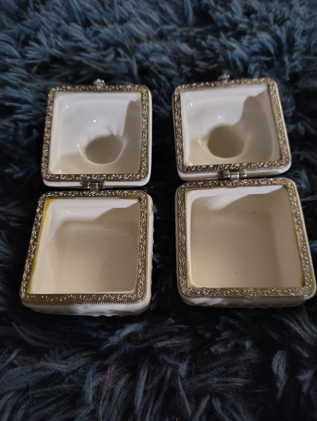 Set of 2 Ceramic Keepsake Boxes - My First Curl & My First Tooth - photo 2