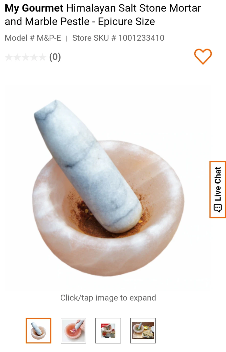 Himalayan salt stone Mortar & marble pestel - photo 3
