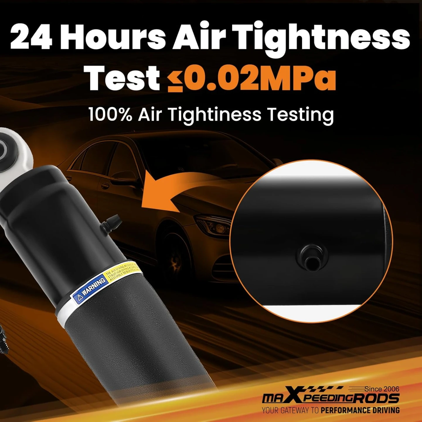 Rear Air Shock Absorbers for Cadillac Chevy Tahoe Suburban - photo 3