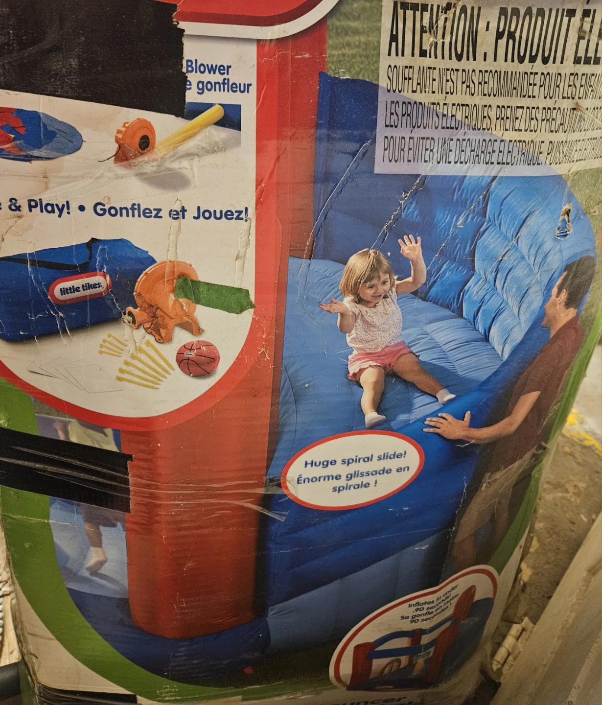 Little Tikes Inflatable Bouncer with Slide