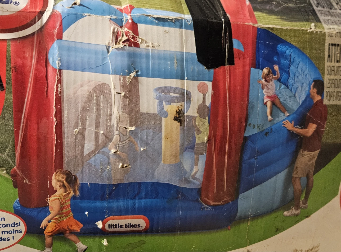 Little Tikes Inflatable Bouncer with Slide - photo 2