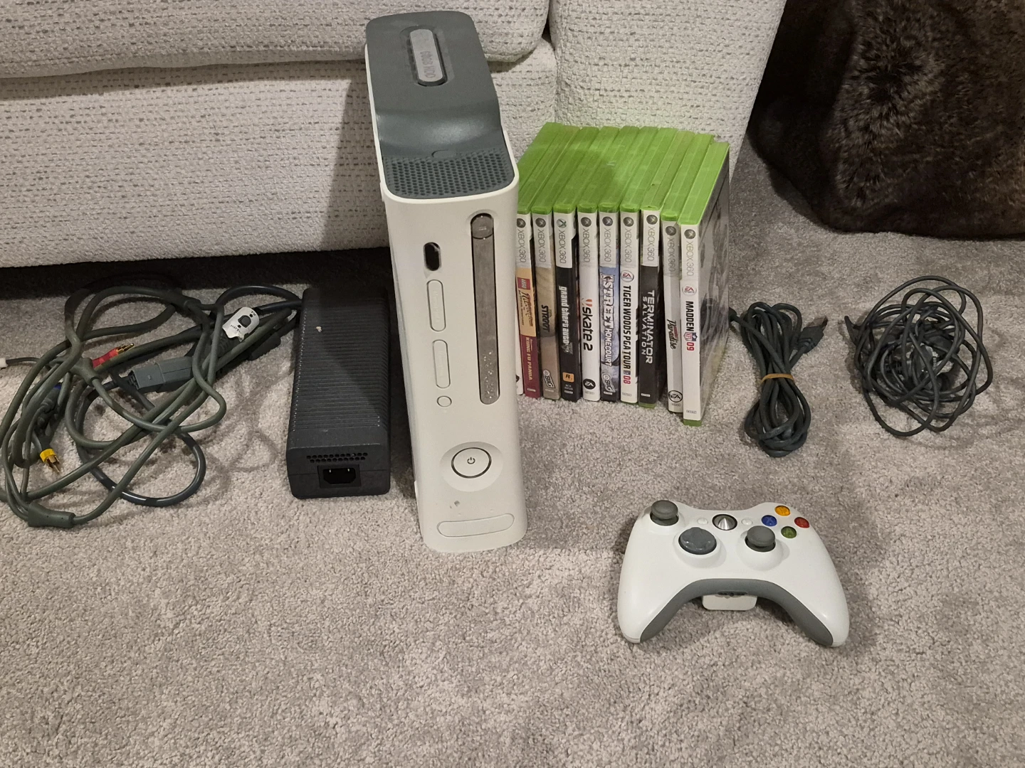 Xbox 360 Console with Games and Accessories