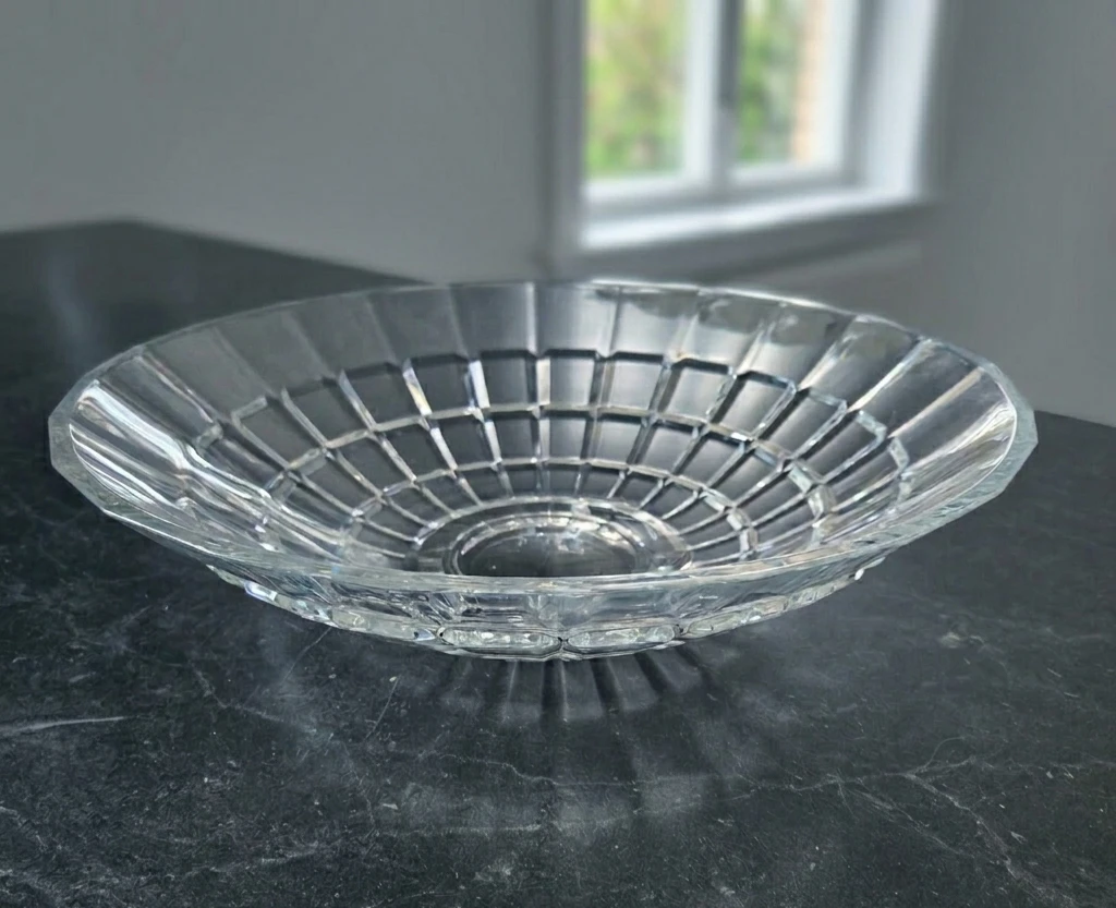 Clear Glass Serving Bowl