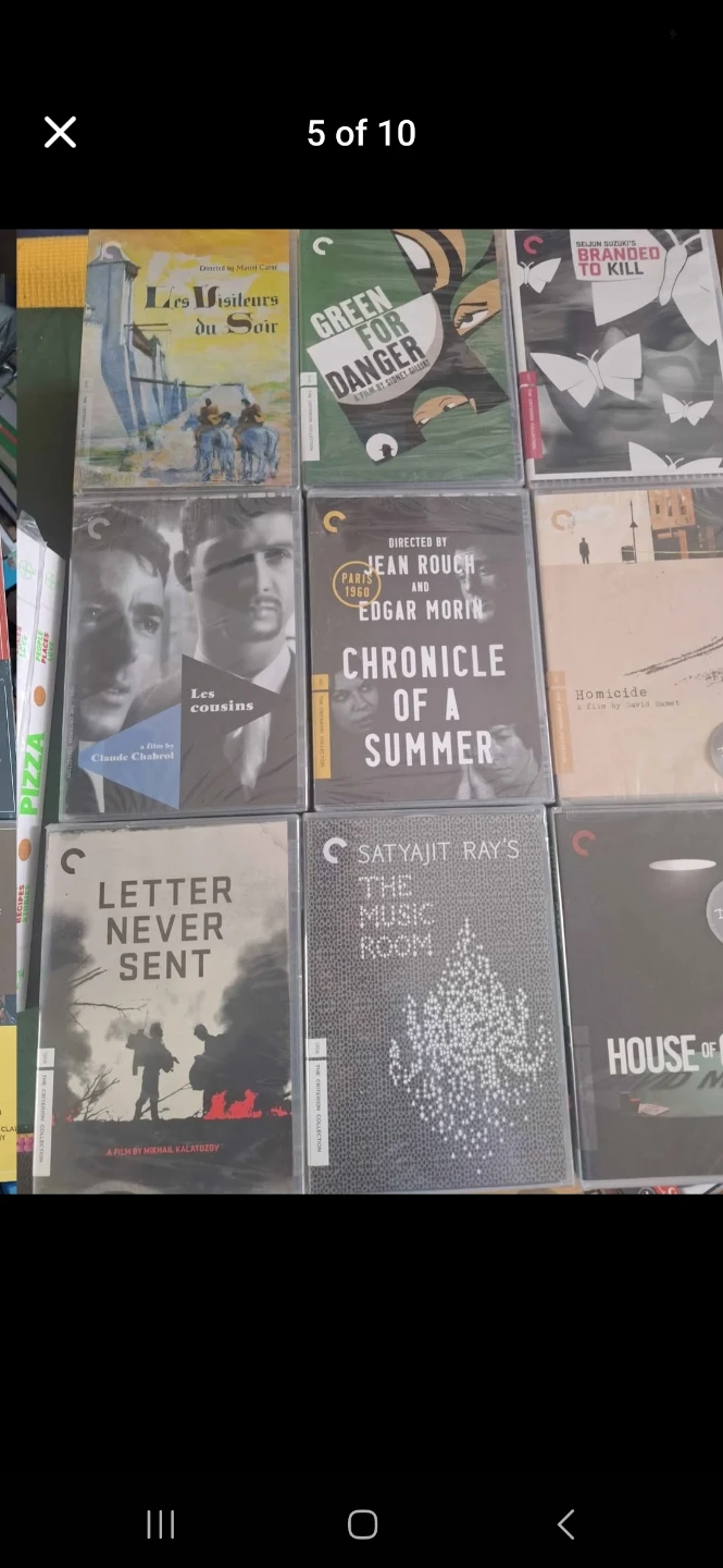 Various Criterion Collection & Eclipse DVDS All New & Sealed - photo 4