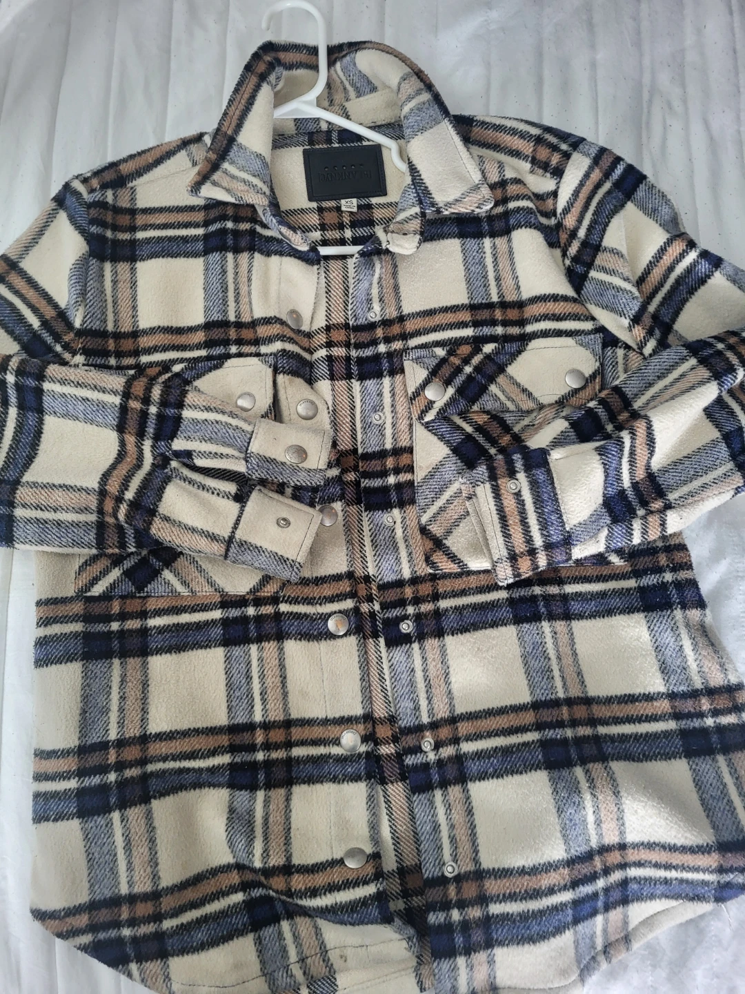 BLANKNYC Plaid Flannel Shirt XS shacket