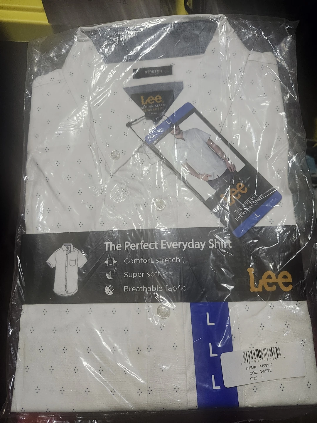 Lee "The Perfect Everyday Shirt" Men's White Size L