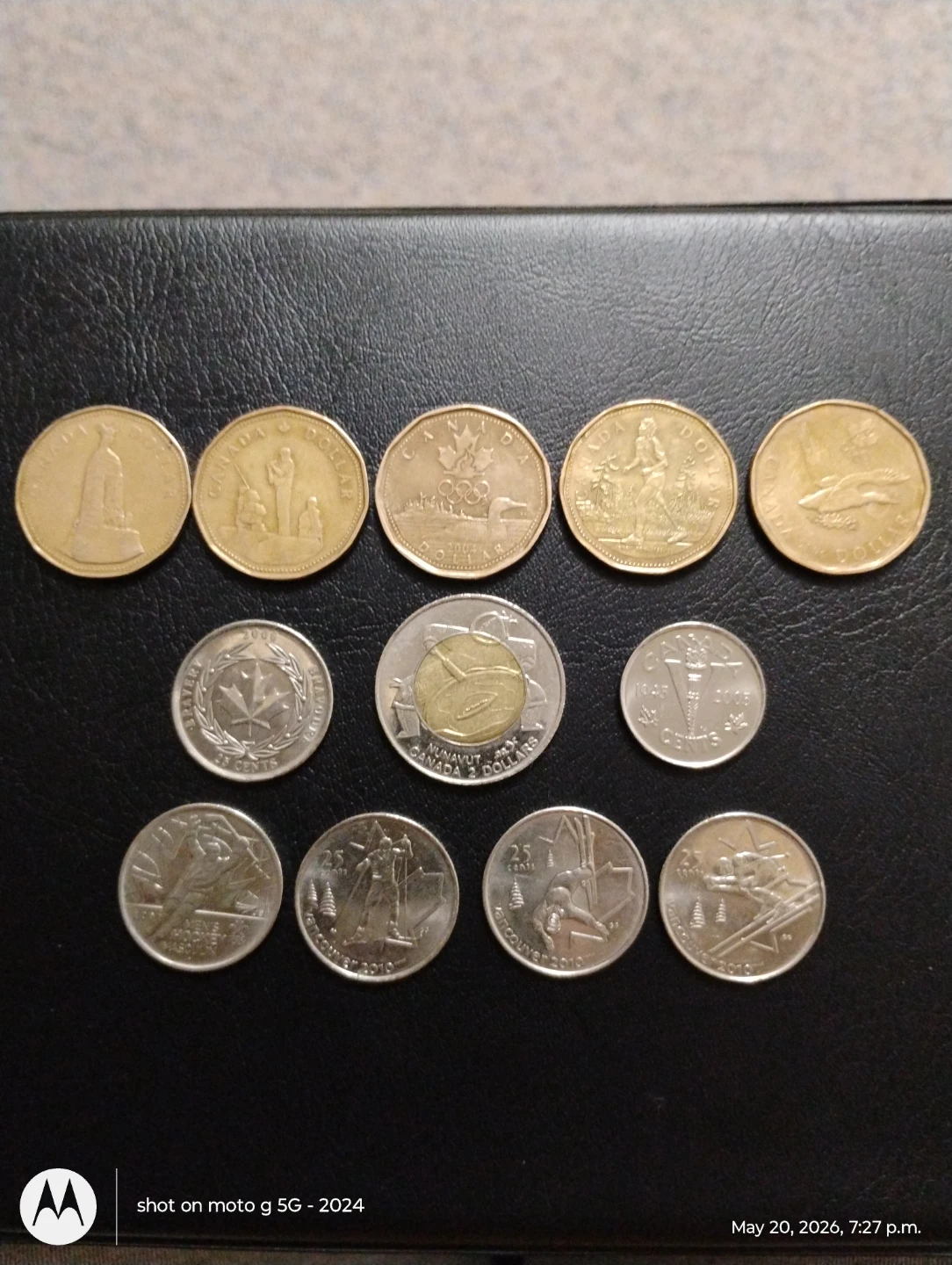 Collection of Canadian Coins - Various Denominations