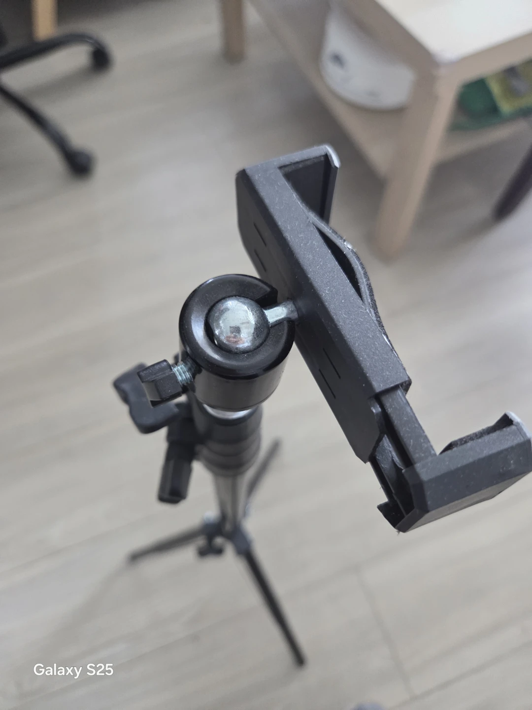 Black Mini Tripod with Phone Holder - photo 2