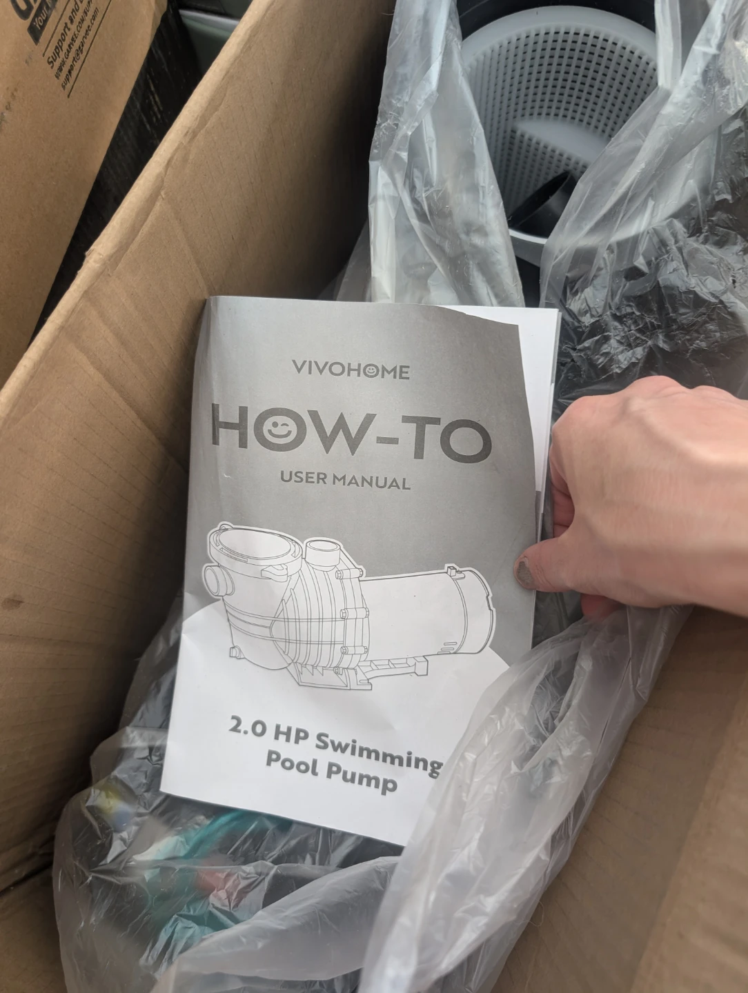 VIVOHOME 2.0 HP Swimming Pool Pump - photo 4