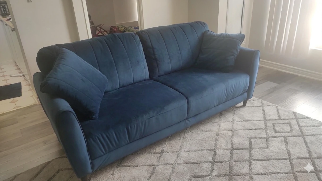 Ashleys Sofa - Ink blue  for sale