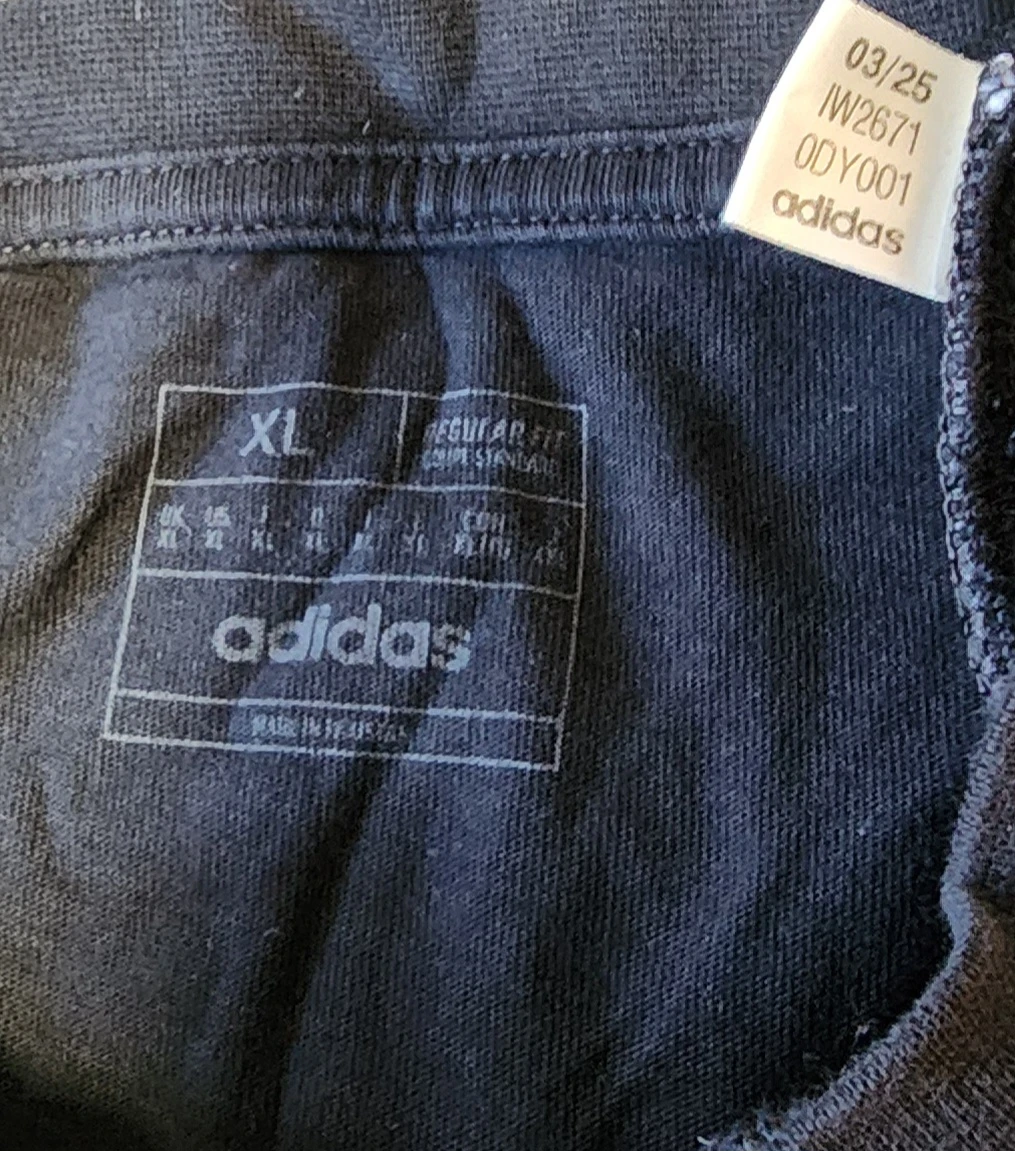 Adidas Black Camo Logo T-Shirt XL - photo 3