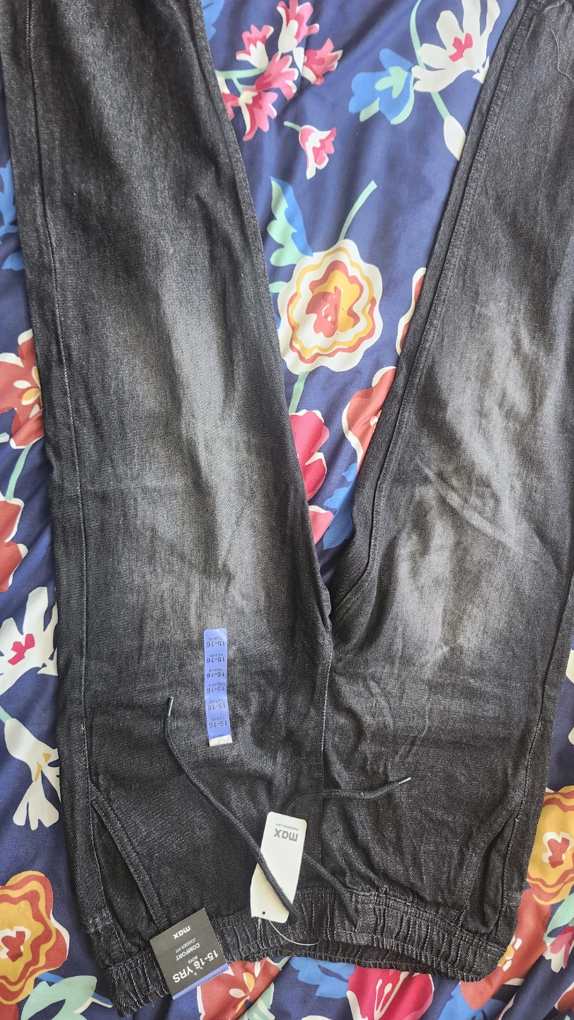 Boys Denim Joggers - Size 15-16 Yrs - photo 2
