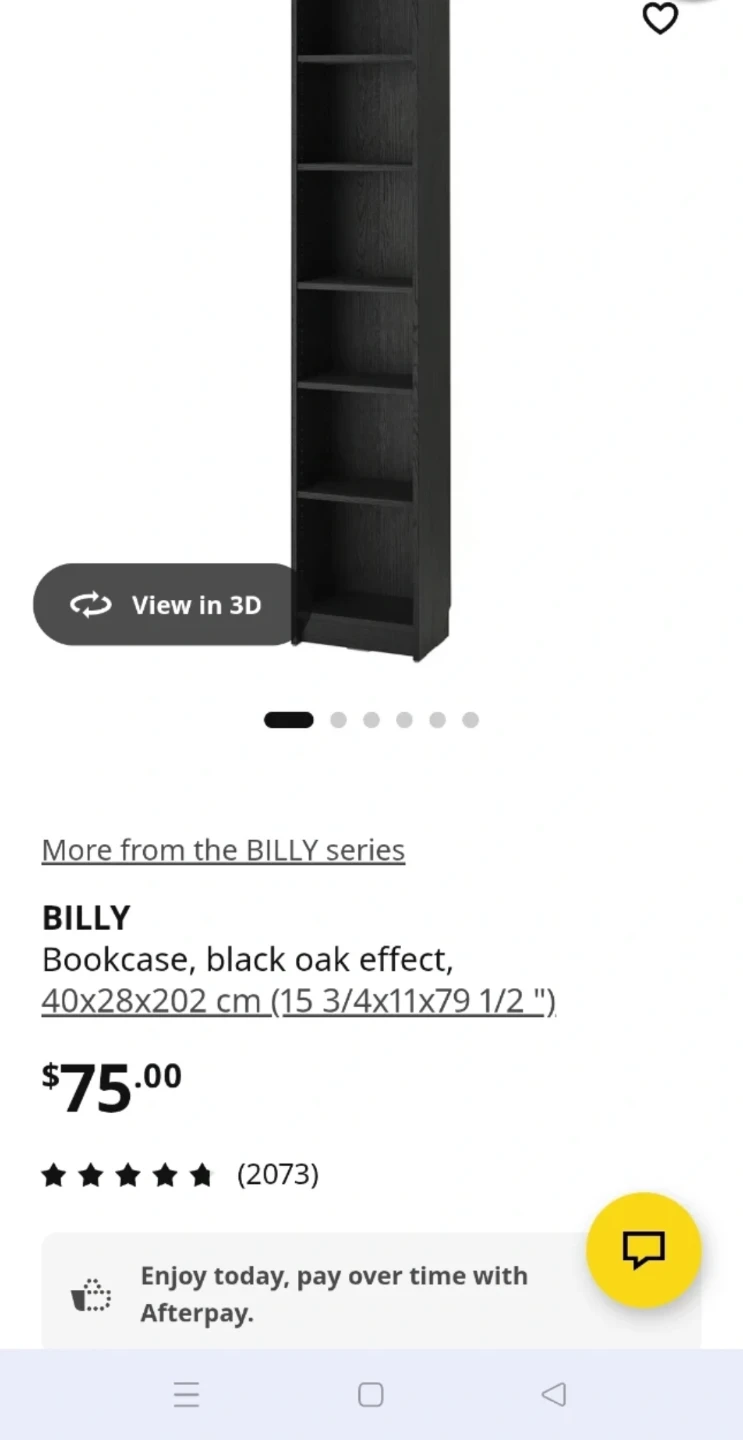 IKEA BILLY Bookcase - Black Oak Effect