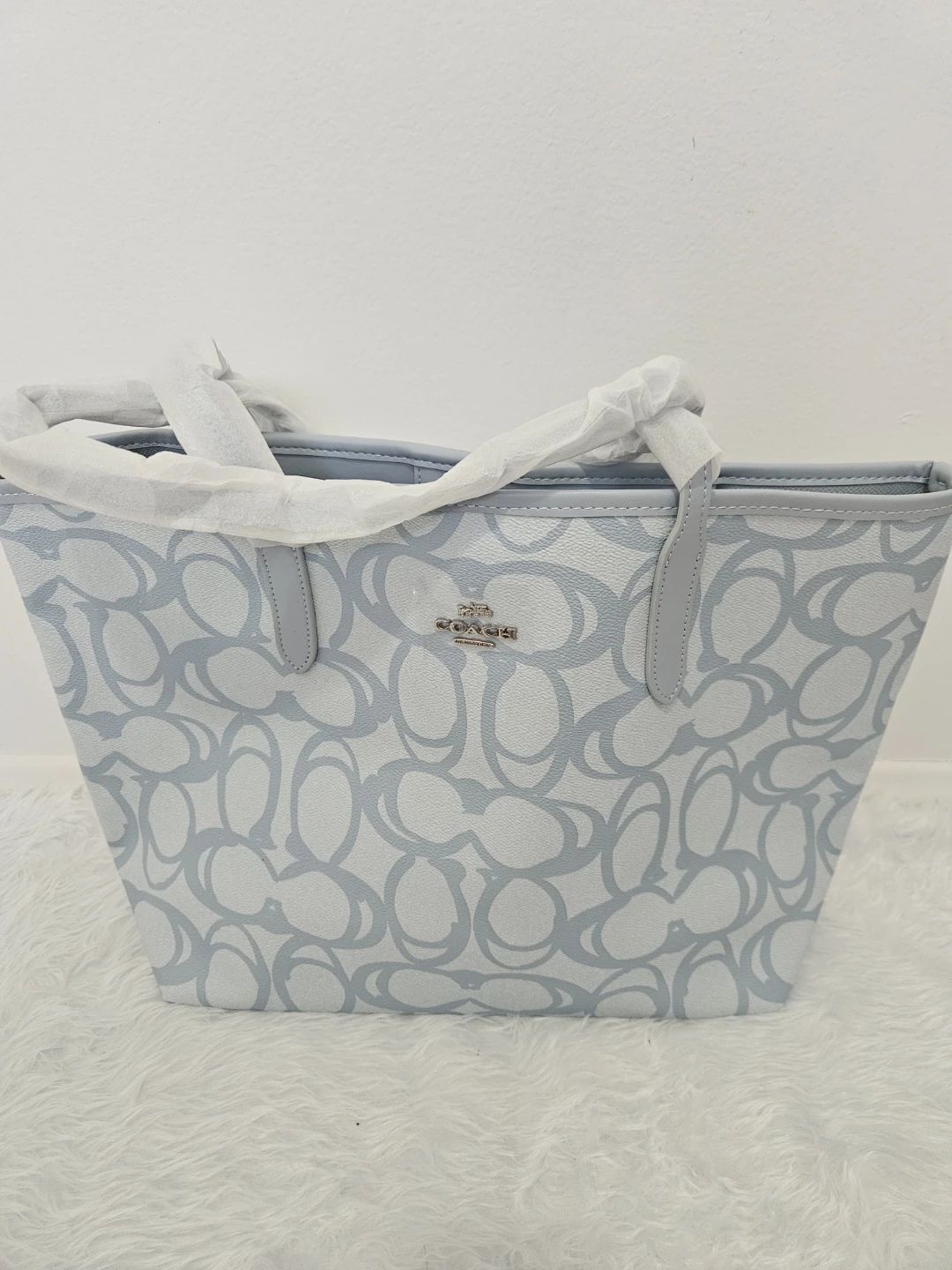 Coach Sktech Sig Laurl Ice Blue Tote Bag - photo 2