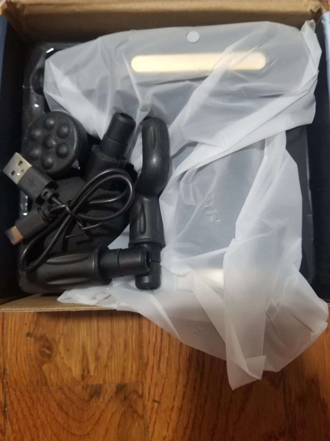Black Massage Gun with USB-C Charging - photo 4