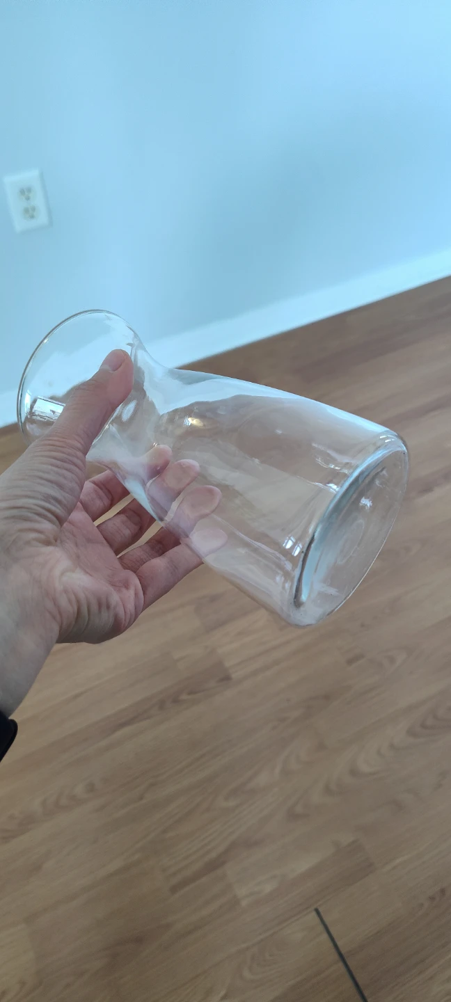 Clear Glass Vase - Small - photo 2
