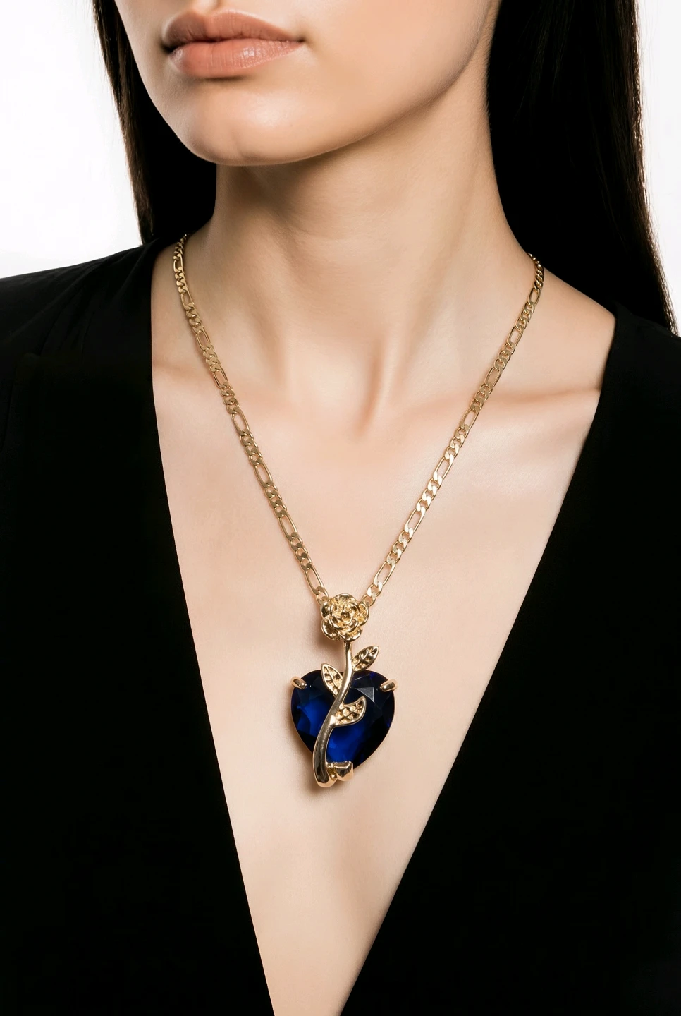 Gold Chain Necklace with Pendant - photo 2
