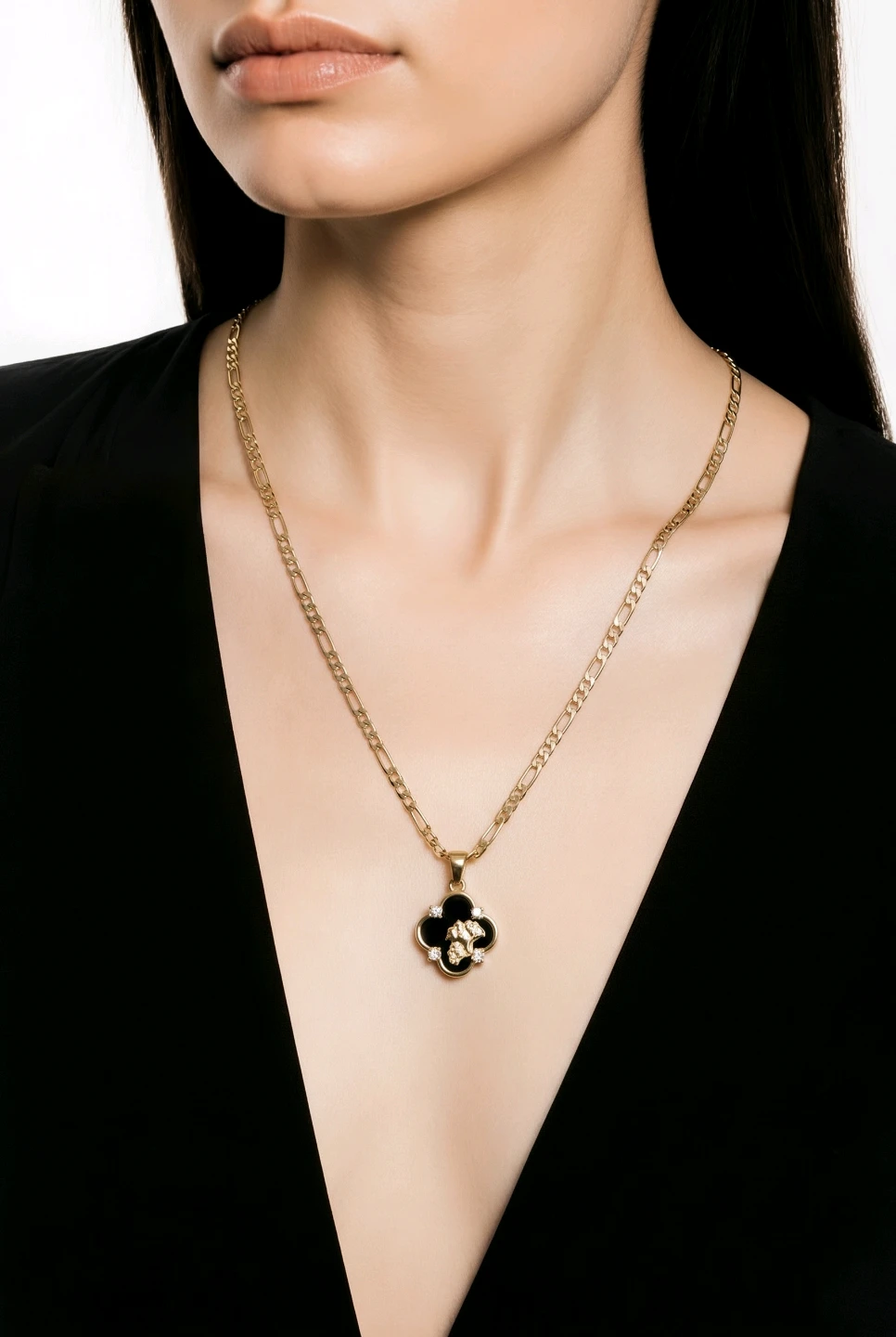 Gold Chain Necklace with Pendant - photo 5