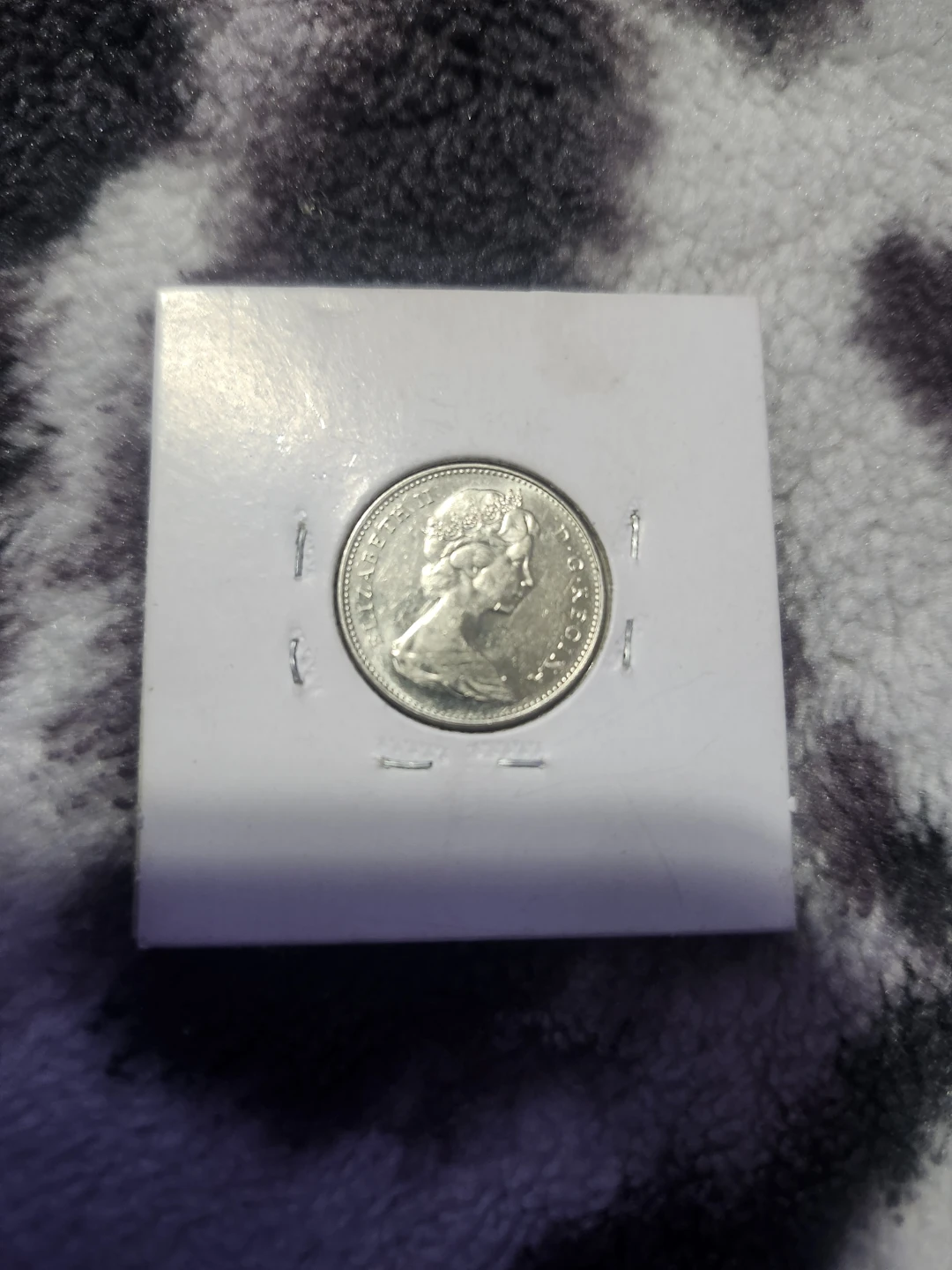 1967 Canadian 5 Cent Coin (Rabbit) - photo 2