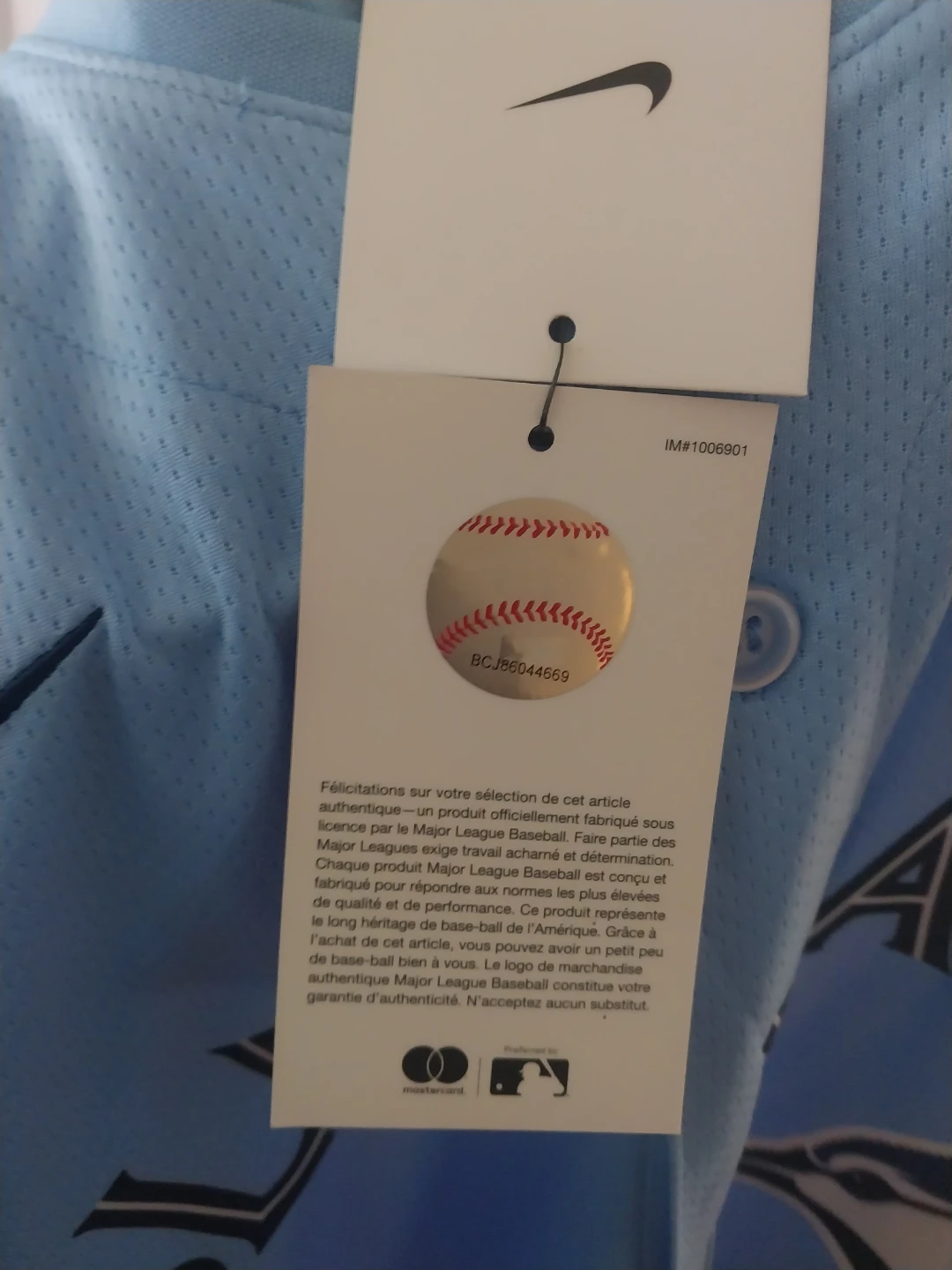 Nike Toronto Blue Jays Youth Baseball Jersey - Light Blue - photo 3