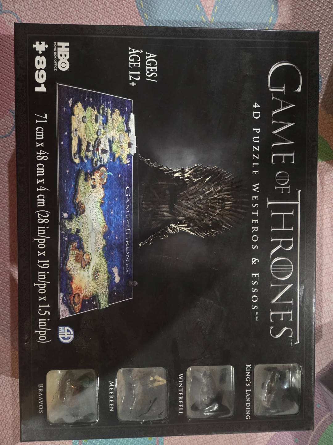 Game of Thrones 4D Puzzle Westeros & Essos
