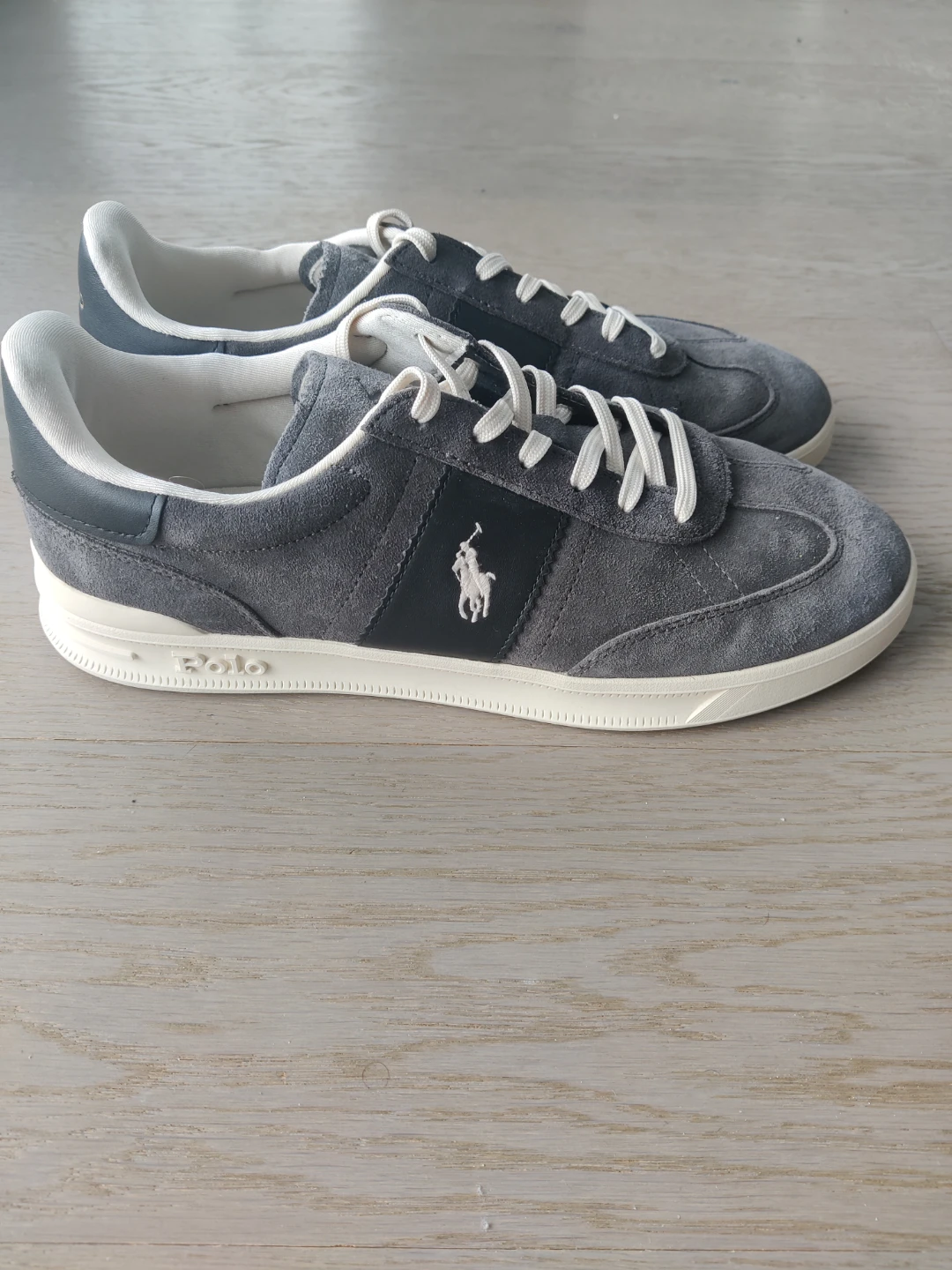 Polo Ralph Lauren Grey Suede Sneakers - photo 2