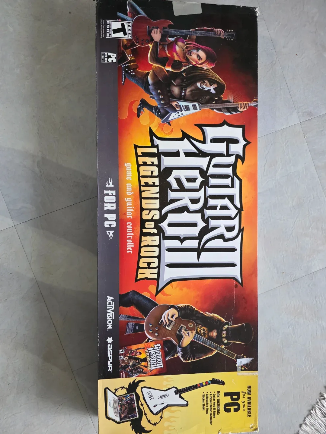 Guitar Hero 3 Legends of Rock Game and Guitar Controller for PC