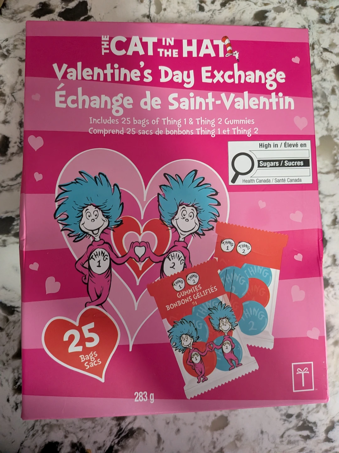 The Cat in the Hat Valentine's Day Exchange Gummies - 25 Bags