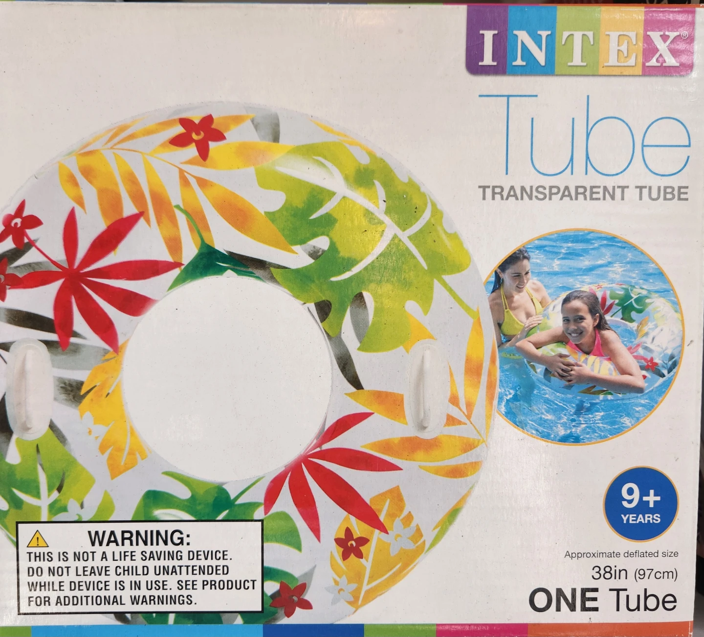 Intex Transparent Tube - 38in (97cm)