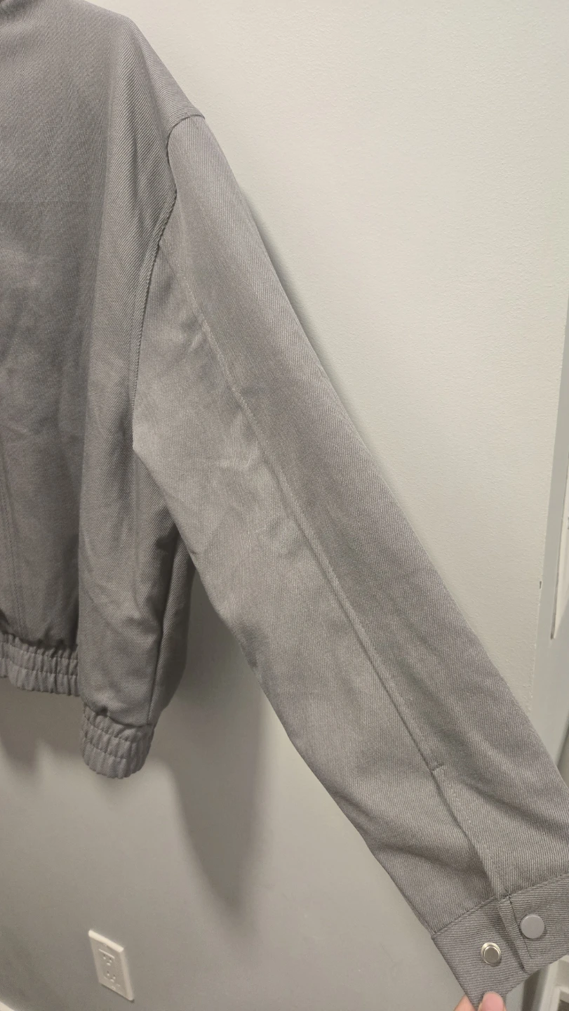 Trillion Grey Bomber Jacket Size L - photo 3