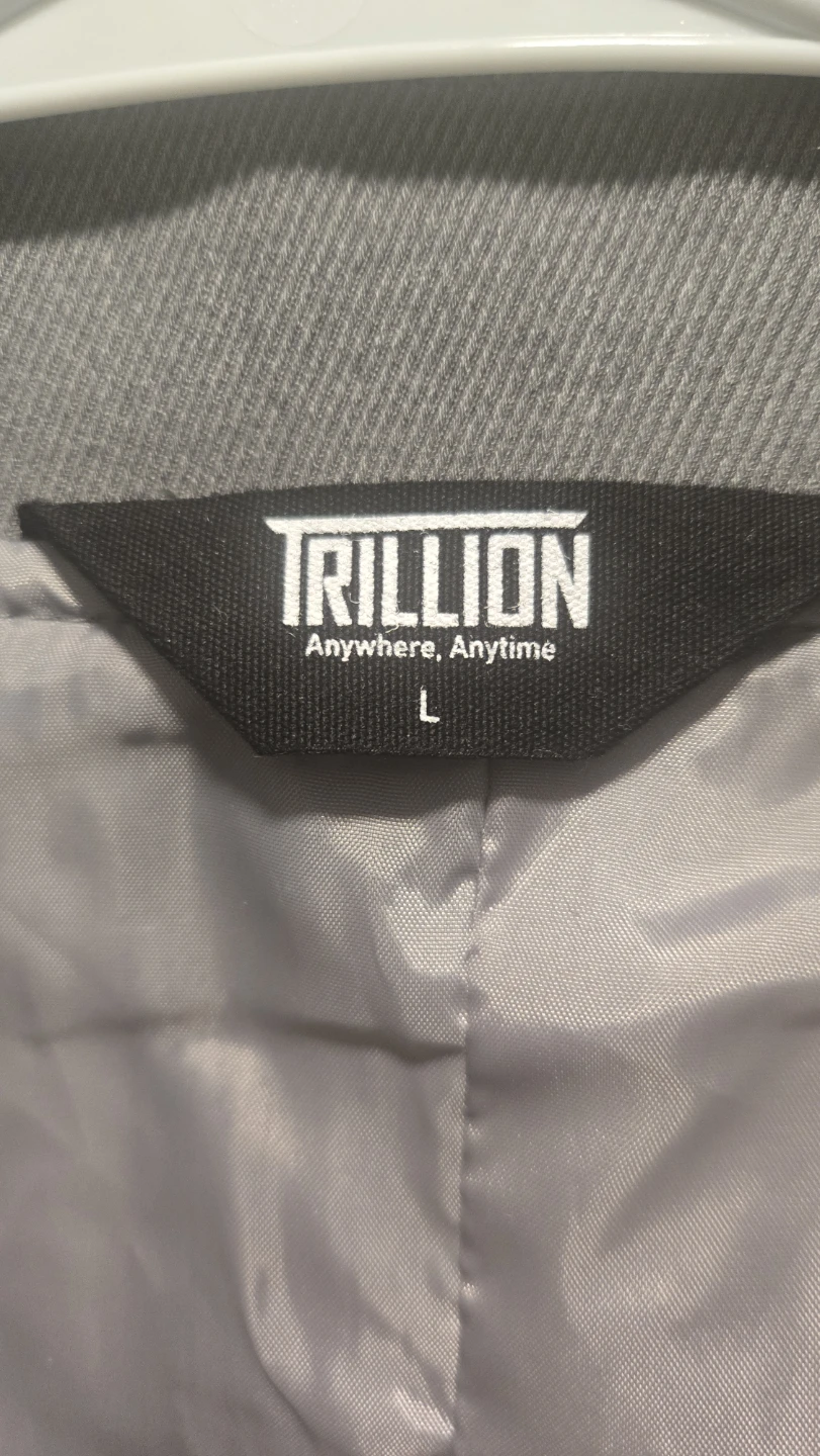 Trillion Grey Bomber Jacket Size L - photo 4