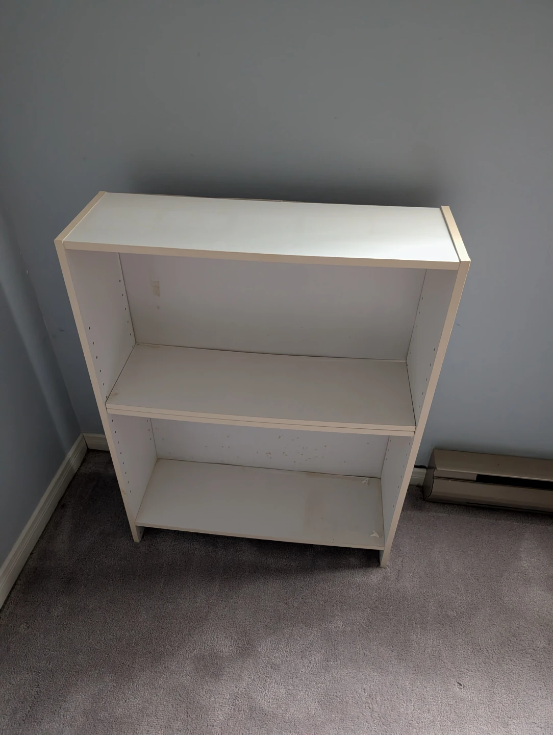 White 3-Shelf Bookcase