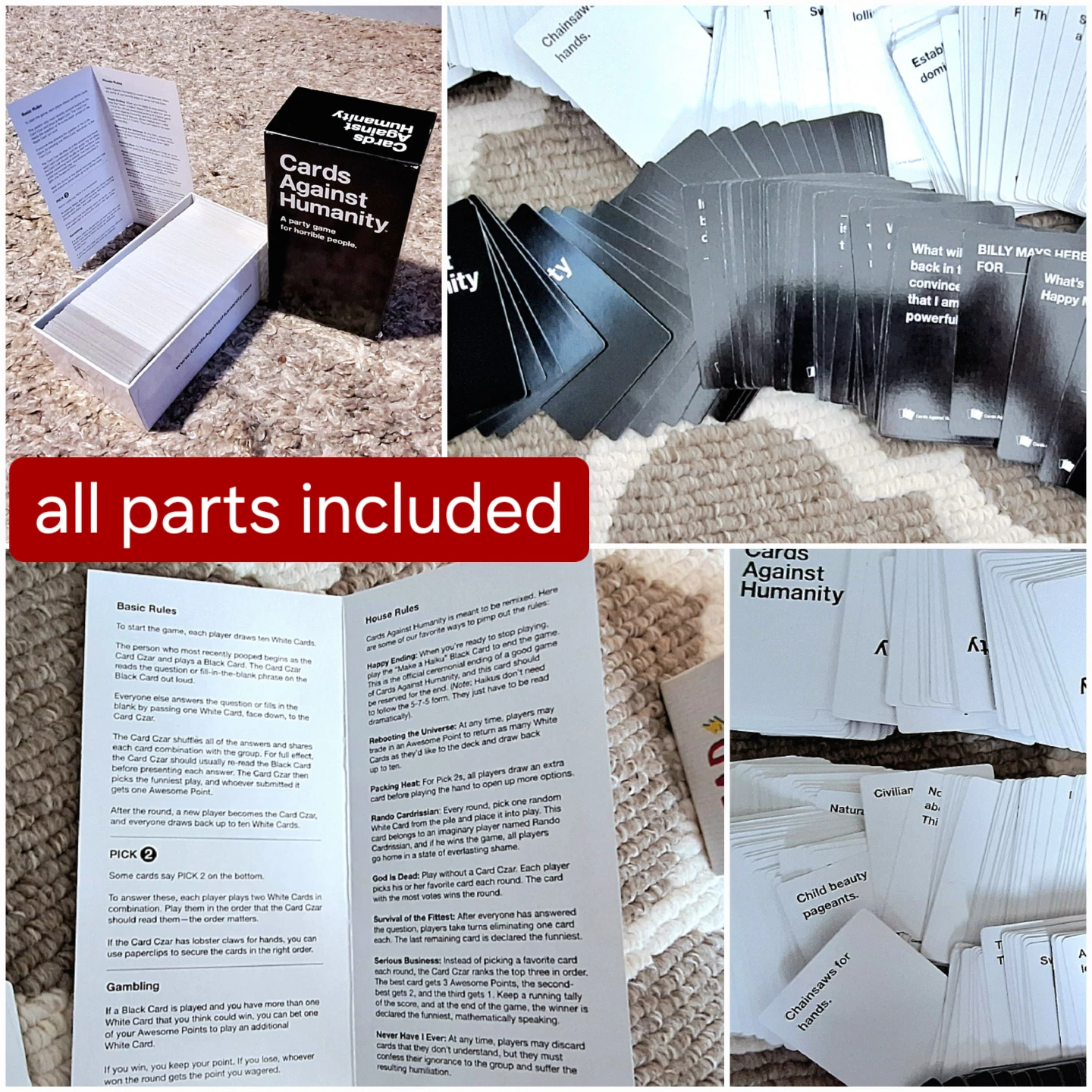 Cards Against Humanity - card game like new - photo 2