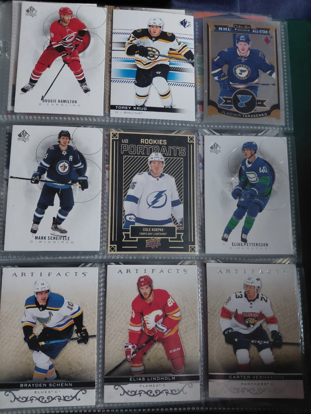 Collection of NHL Hockey Cards