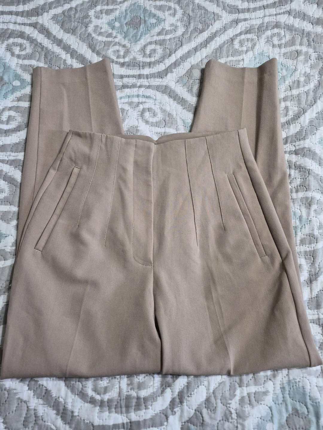 Ladies Size Small Zara Sand Beige Dress Pants