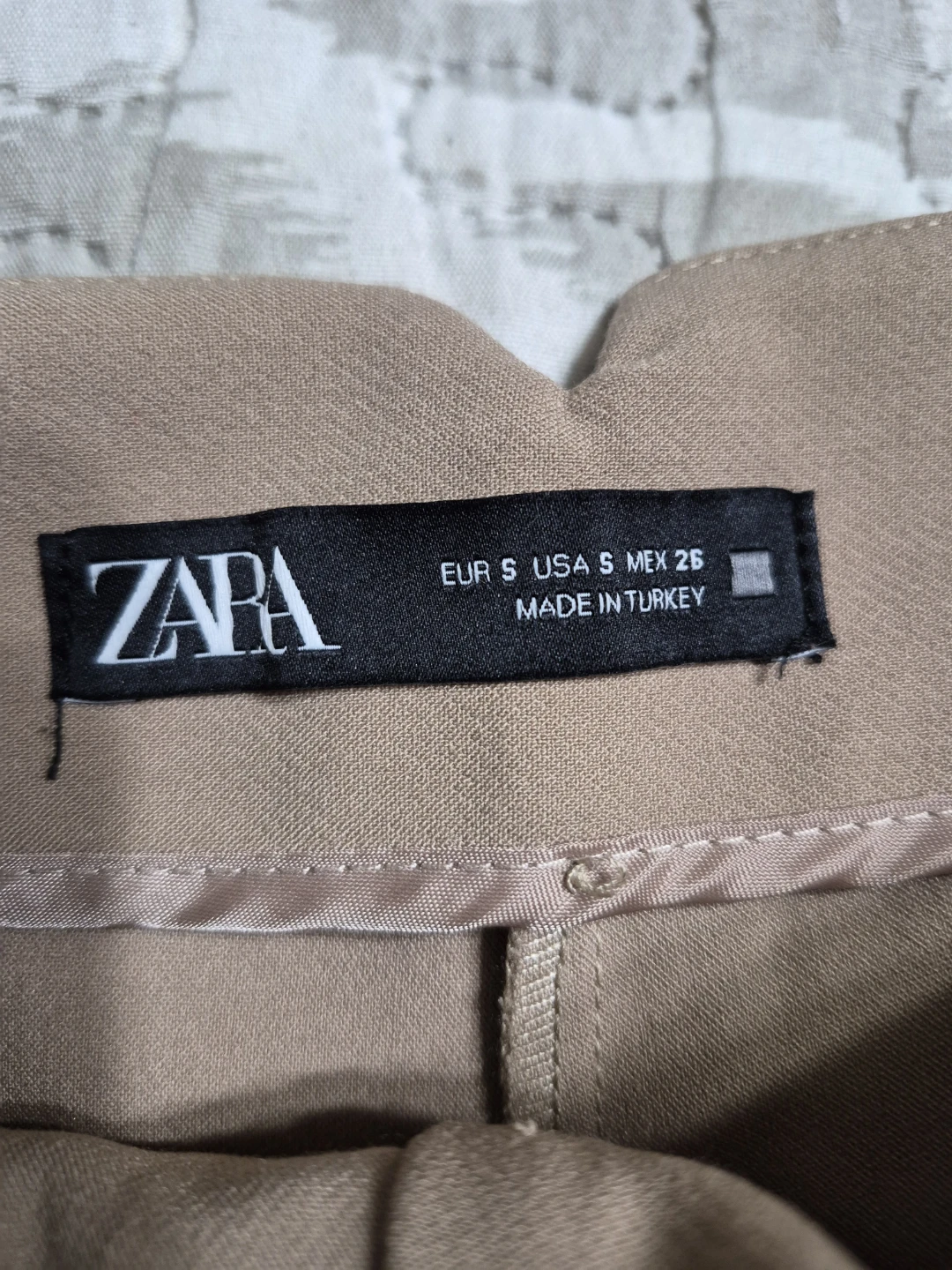 Ladies Size Small Zara Sand Beige Dress Pants - photo 5