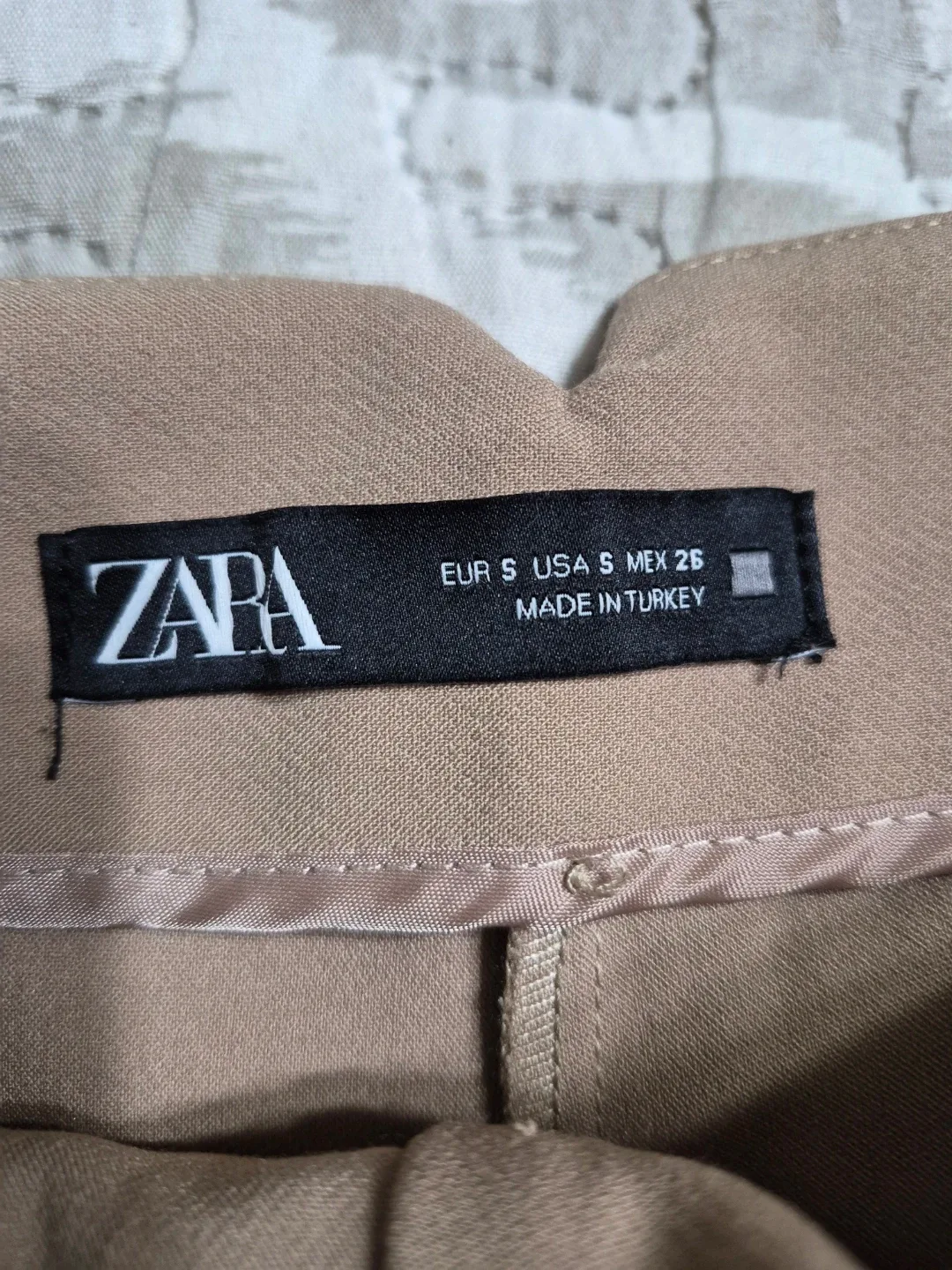 Ladies Size Small Zara Sand Beige Dress Pants - photo 5