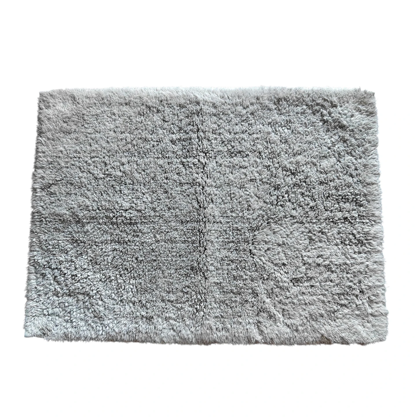 Grey Non-Slip Bath Mat 24" x 17.5" Excellent Condition