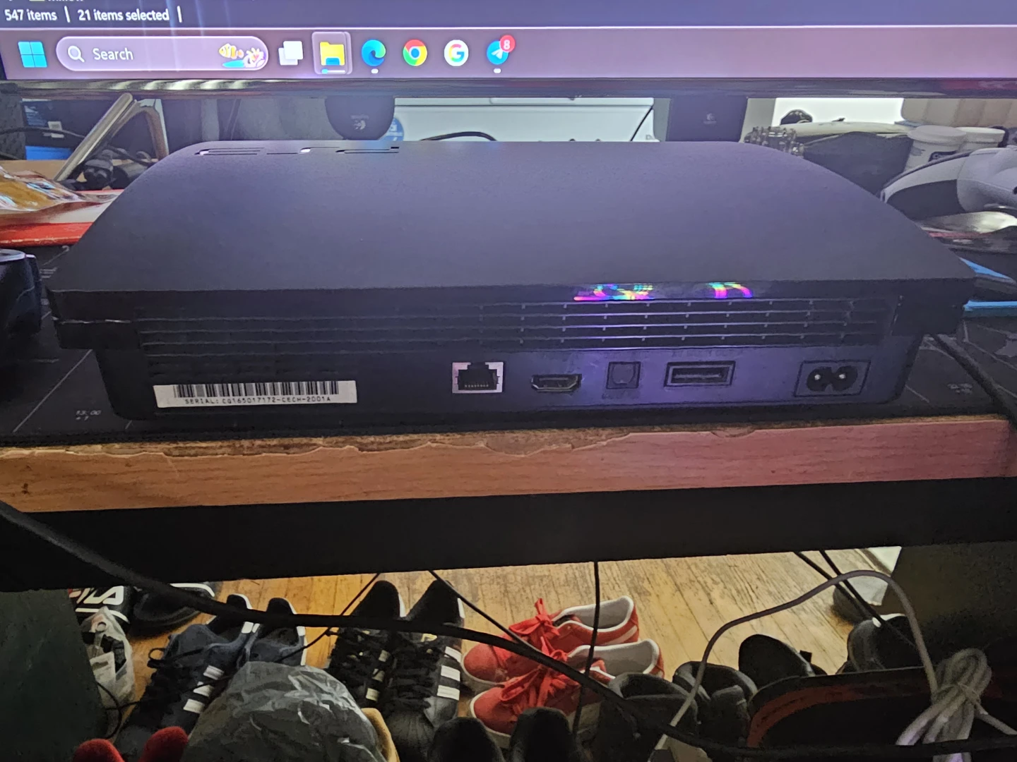 Modded Ps3 CFW Evilnat slim 1tb with 1 remotes - photo 2
