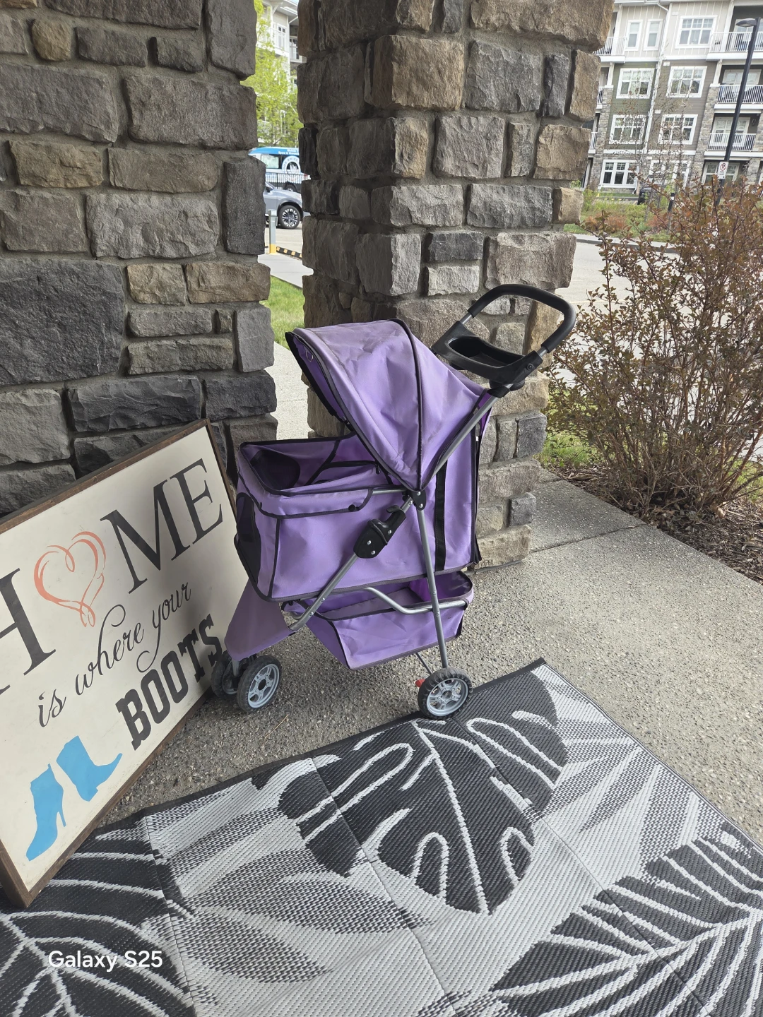 Purple Pet Stroller