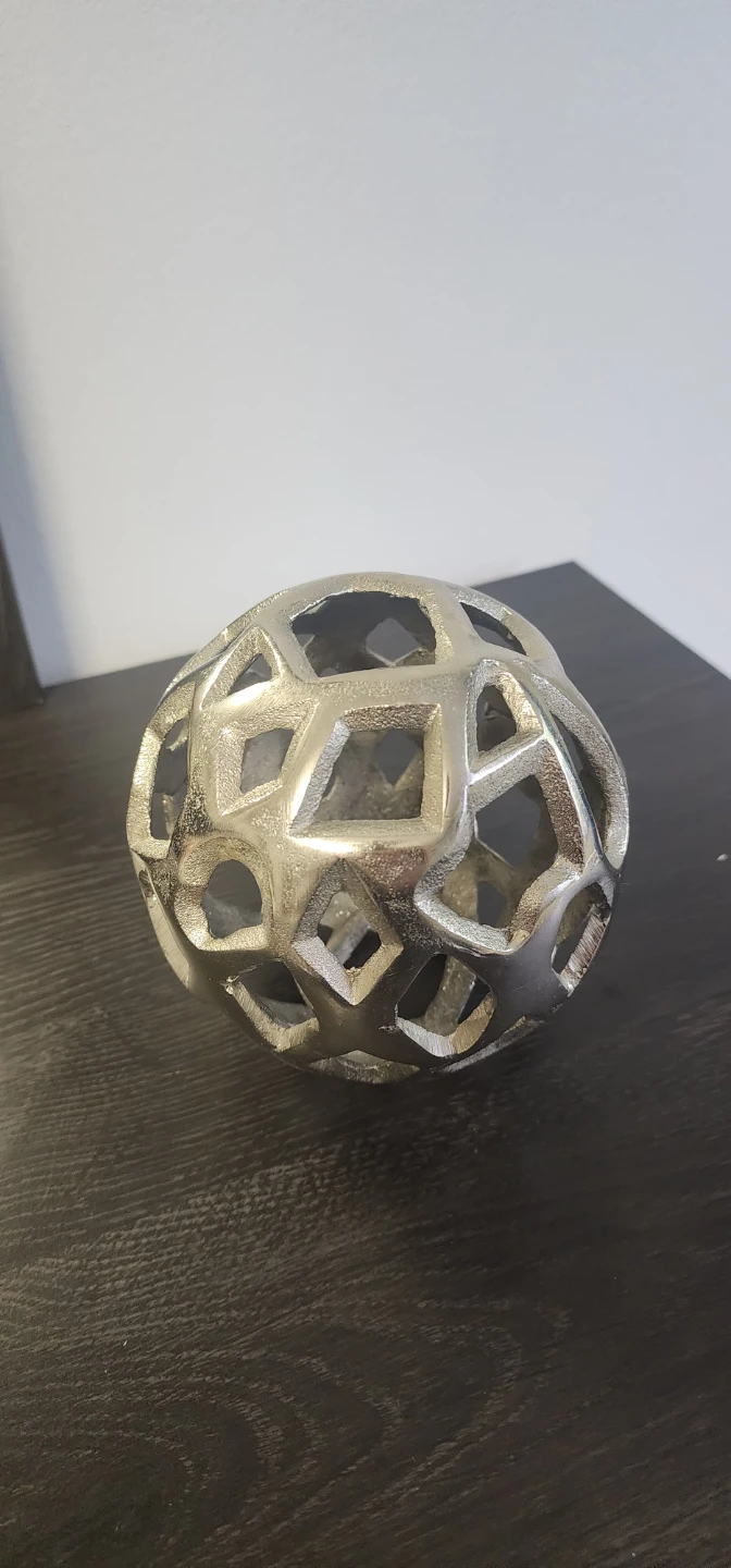 Silver Decorative Orb