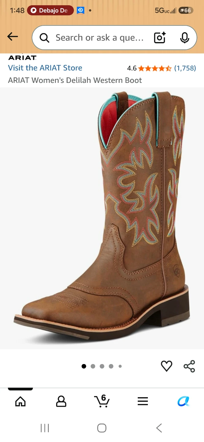 ARIAT Women's Delilah Western Boots