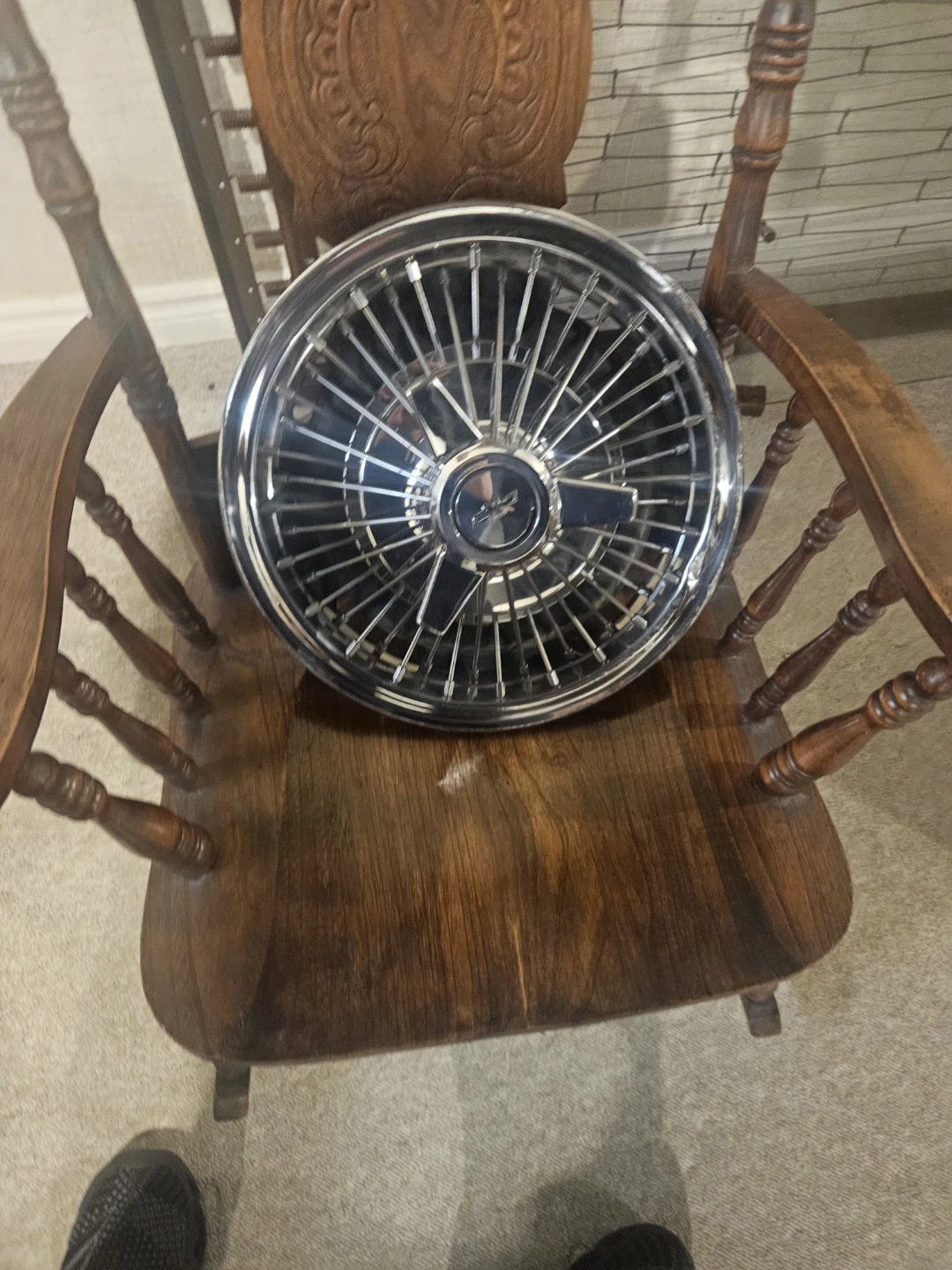 Chrome Wire Wheel Cover