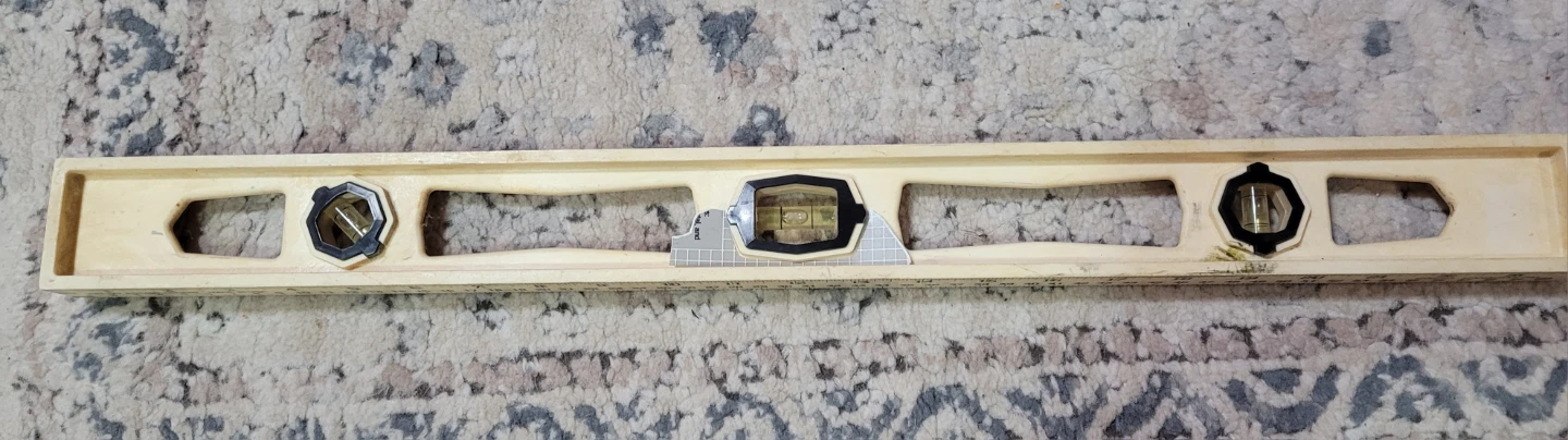 Vintage Wooden Spirit Level